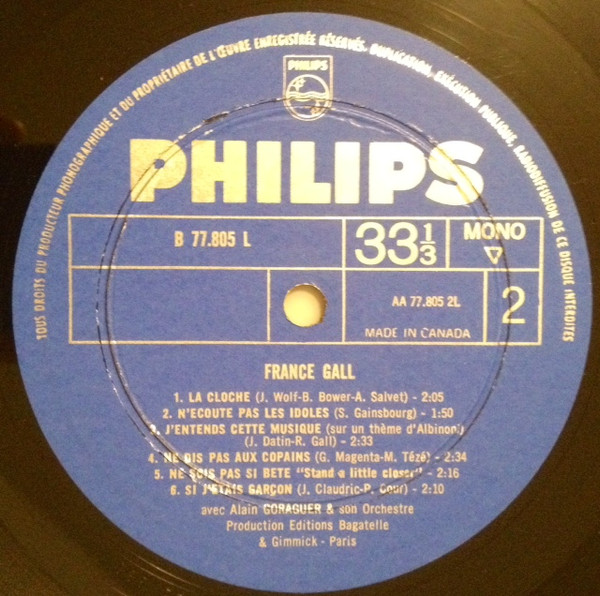 France Gall - France Gall | Philips (B 77.805 L)