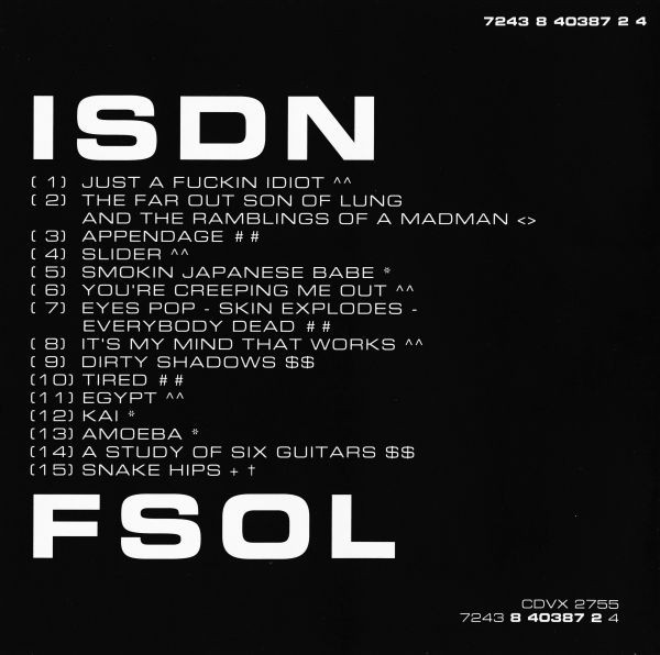 The Future Sound Of London - ISDN | Virgin (7243 8 40387 2 4) - 4