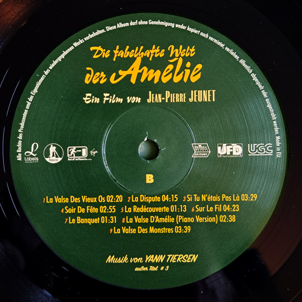 Yann Tiersen - Die Fabelhafte Welt Der Amélie | Labels (none) - 4