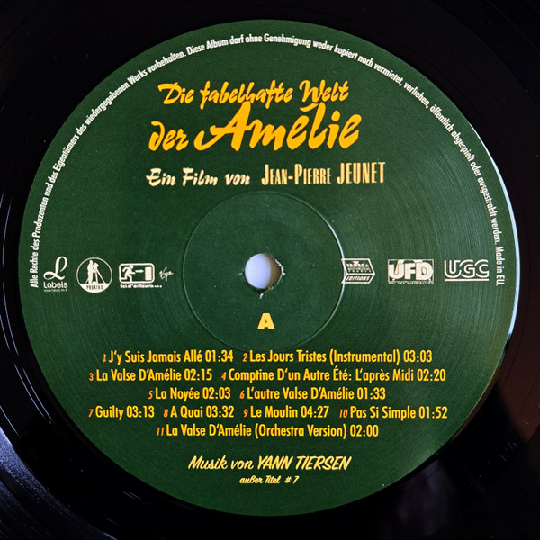 Yann Tiersen - Die Fabelhafte Welt Der Amélie | Labels (none) - 3