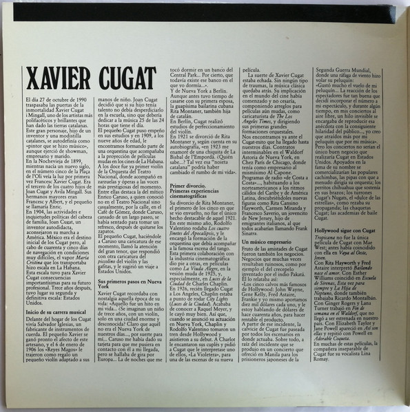 Xavier Cugat - Su Música, Su Vida | Picap (58602) - 2 Xavier Cugat - Su Música, Su Vida | Picap (58602) - 2