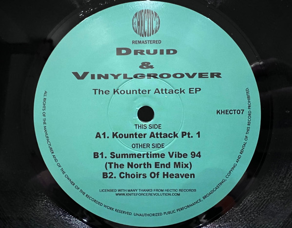 DJ Druid & Vinylgroover - The Kounter Attack EP | Hectic Records (KHECT07)