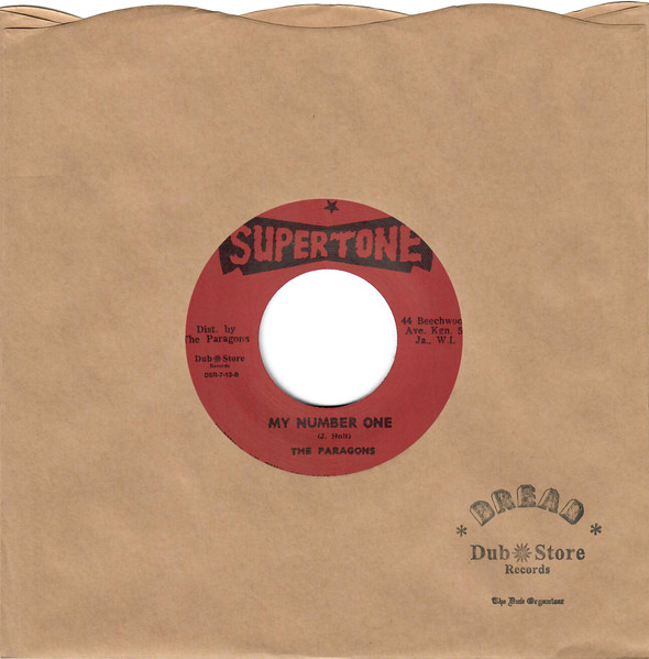 The Paragons - Memories By The Score / My Number One | Supertone (DSR-7-13) - 2