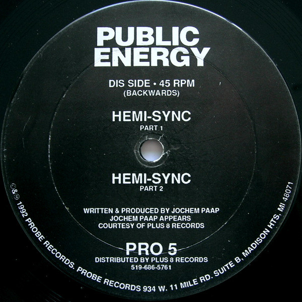Public Energy - Hemi-Sync | Probe Records (PRO 5)