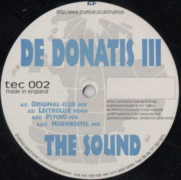 Tommaso De Donatis - The Sound | TeC (tec 002) - main Tommaso De Donatis - The Sound | TeC (tec 002) - main