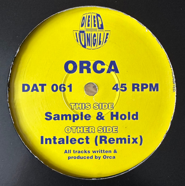Orca - Intalect (Remix) / Sample & Hold  | Deep Jungle (DAT 061)