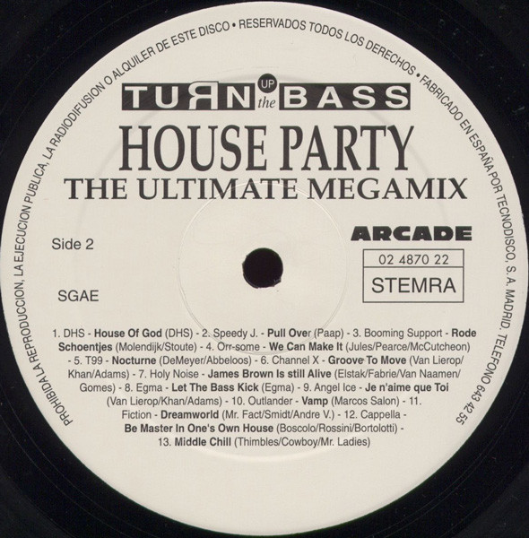 Various - House Party I (The Ultimate Megamix) | Arcade (02 4870 22) - 4