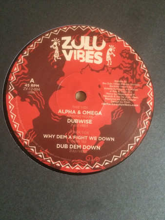 JonnyGo Figure / Twan Tee - Alpha & Omega / Why Dem A Fight We Down | Zulu Vibes (ZV-12-004)