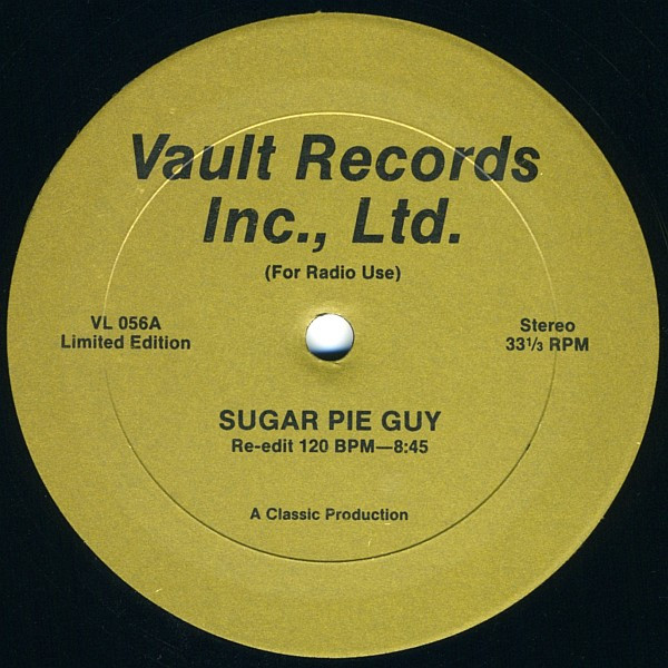 Various - Sugar Pie Guy / Where Is The Love / This Must Be Heaven | Vault Records LTD. (VL 056) - main