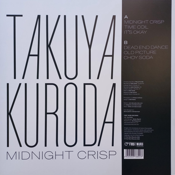 Takuya Kuroda - Midnight Crisp | First Word Records (FW260) - 2 Takuya Kuroda - Midnight Crisp | First Word Records (FW260) - 2
