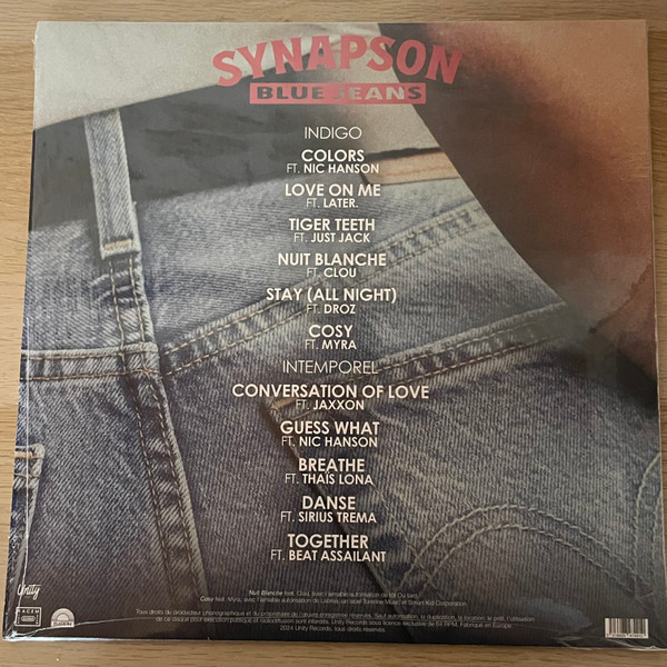 Synapson - Blue jeans | Unity Records (l1889404) - 2