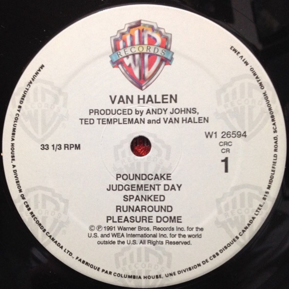 Van Halen - For Unlawful Carnal Knowledge [Vinyl] | Warner Bros. Records (W1 26594) - 3