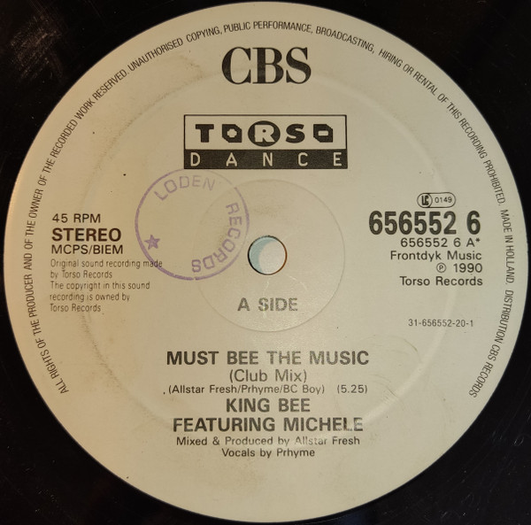 King Bee - Must Bee The Music | CBS (656552 6) - 3
