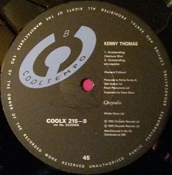 Kenny Thomas - Outstanding | Cooltempo (COOLX 215) - 3 Kenny Thomas - Outstanding | Cooltempo (COOLX 215) - 3