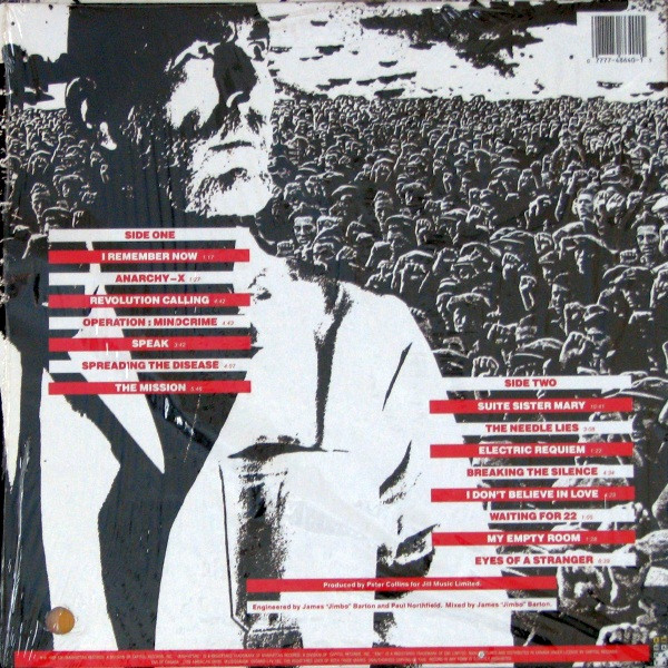 Queensrÿche - Operation: Mindcrime | EMI-Manhattan Records (E1-48640) - main