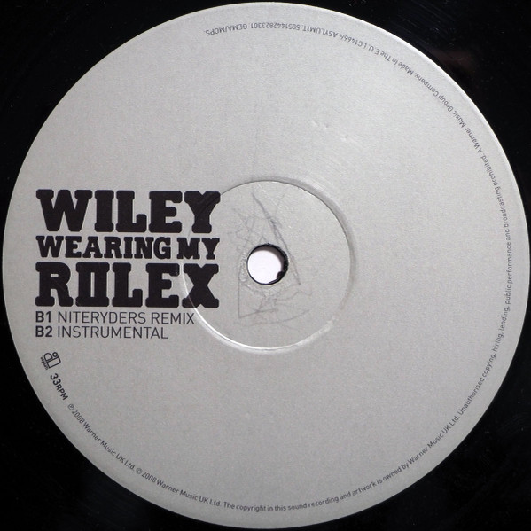 Wiley - Wearing My Rolex | Asylum Records (ASYLUM1T) - 3