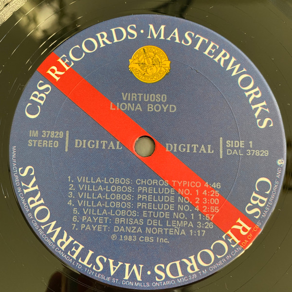 Liona Boyd - Virtuoso | CBS Masterworks Digital (IM 37829) - 4