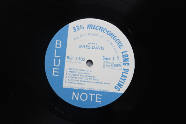 Miles Davis - Volume 2 | Blue Note (BLP 1502) - 4 Miles Davis - Volume 2 | Blue Note (BLP 1502) - 4