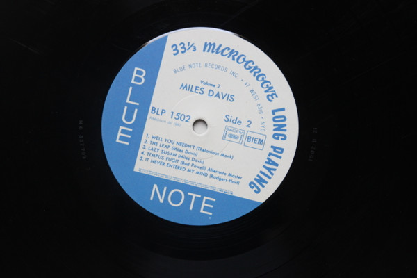 Miles Davis - Volume 2 | Blue Note (BLP 1502) - 3 Miles Davis - Volume 2 | Blue Note (BLP 1502) - 3