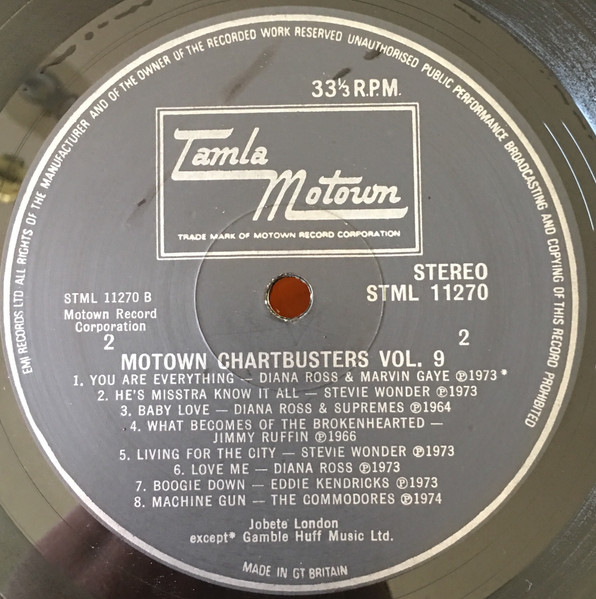 Various - Motown Chartbusters Vol. 9 | Tamla Motown (STML 11270) - 4