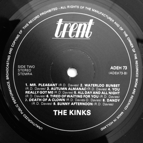 The Kinks - The Best Of | Trent (ADEH 73) - 4