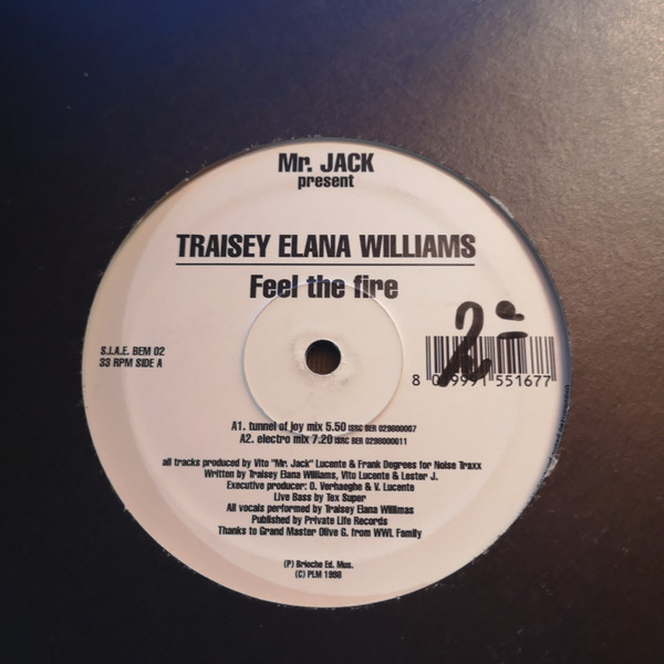 Traisey Elana Williams - Feel The Fire | Brioche Edizioni Musicali (BEM 02)