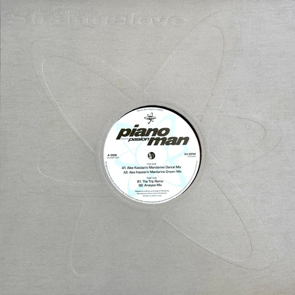 Pianoman - Presents Pasion | Planet Strangelove (PLANET001) - 3