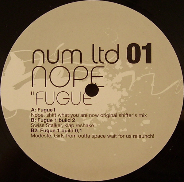 Nope - Fugue | Num Records (num ltd 01)