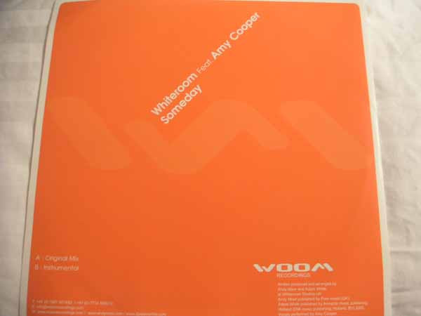 Whiteroom Feat. Amy Cooper - Someday | Woom Recordings (WOOM 001) - 2