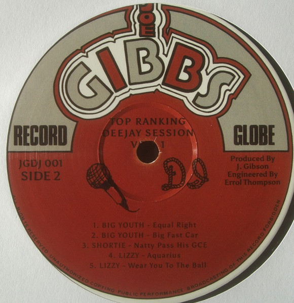 Various - Top Ranking DJ Session Volume 1 | Joe Gibbs Record Globe (JGDJ 001) - 4 Various - Top Ranking DJ Session Volume 1 | Joe Gibbs Record Globe (JGDJ 001) - 4