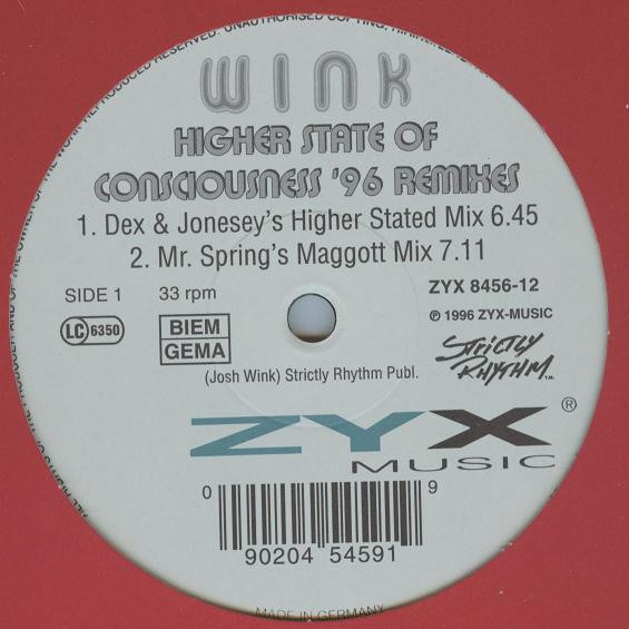 Wink - Higher State Of Consciousness '96 (Remixes) | ZYX Music (ZYX 8456-12)