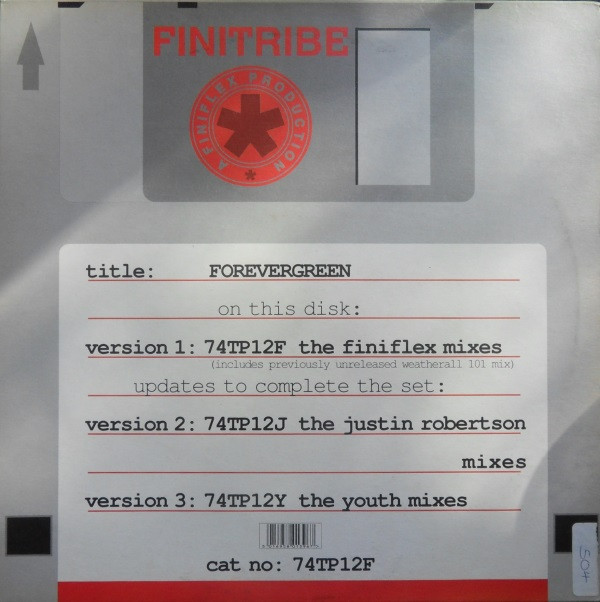 Finitribe - Forevergreen (Version 1: The Finiflex Mixes) | One Little Indian (74TP12F) Finitribe - Forevergreen (Version 1: The Finiflex Mixes) | One Little Indian (74TP12F)