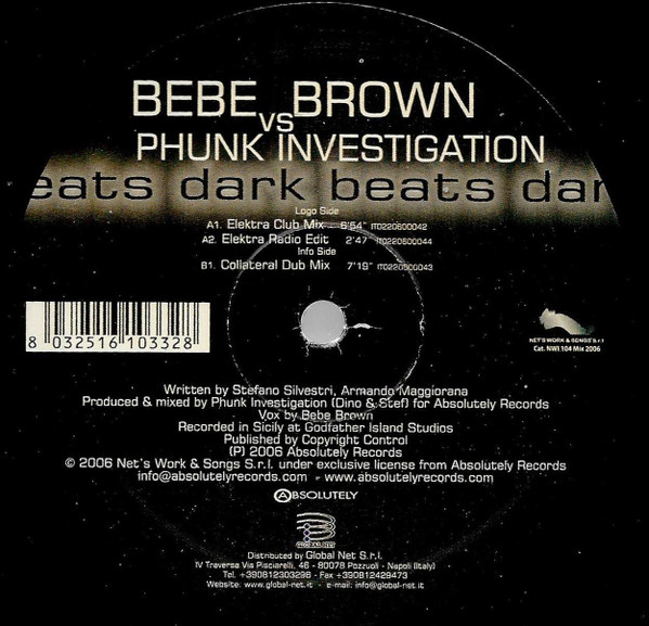 Bebe Brown vs. Phunk Investigation - Dark Beats | Net's Work International (NWI 104 Mix) - 2