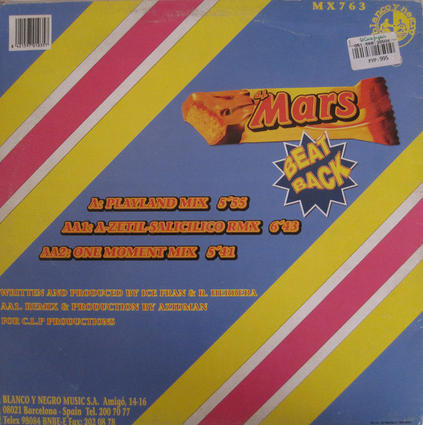 DJ Mars - Beat Back | Blanco Y Negro (MX 763) - 2