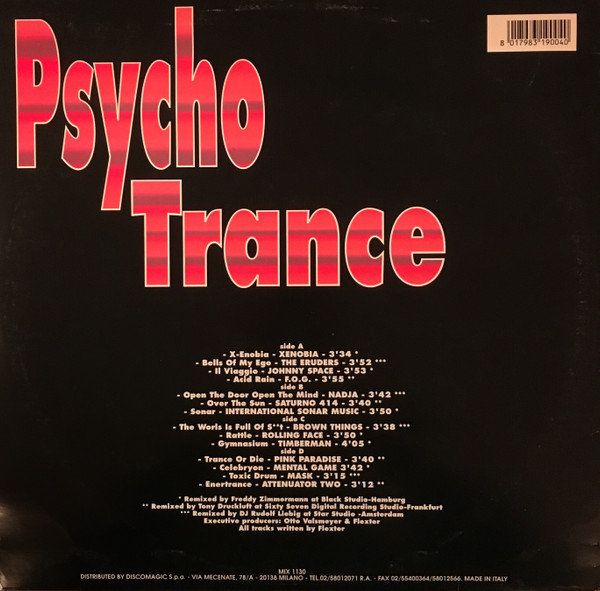 Various - Psycho Trance | Discomagic Records (MIX 1130) - 2