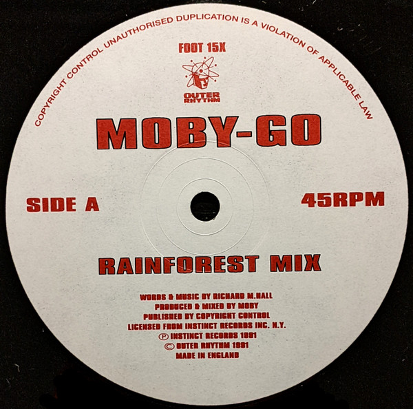 Moby - Go (Mixes) | Outer Rhythm (FOOT 15X) - 3