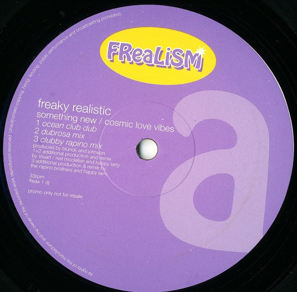 Freaky Realistic - Something New (Cosmic Love Vibes) | Polydor (freax 1 dj) - main