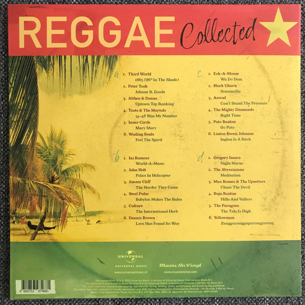 Various - Reggae Collected | Music On Vinyl (MOVLP3364) - 3