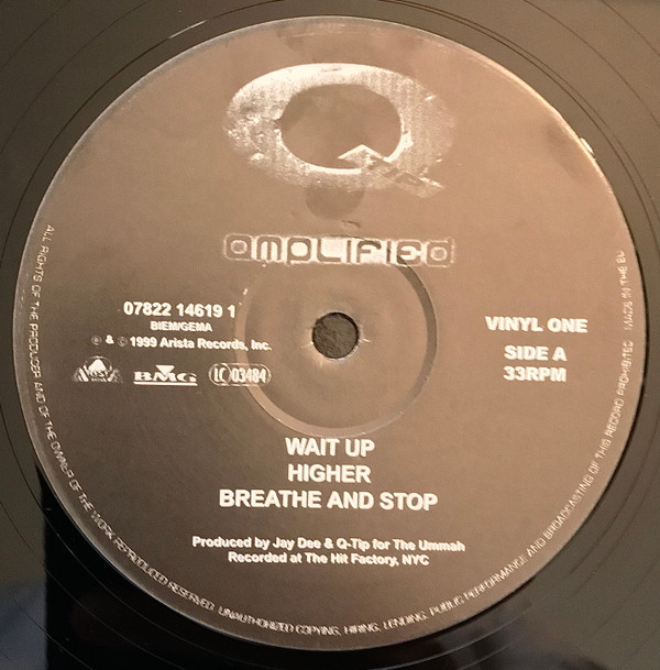 Q-Tip - Amplified | Arista (07822-14619-1) - 3