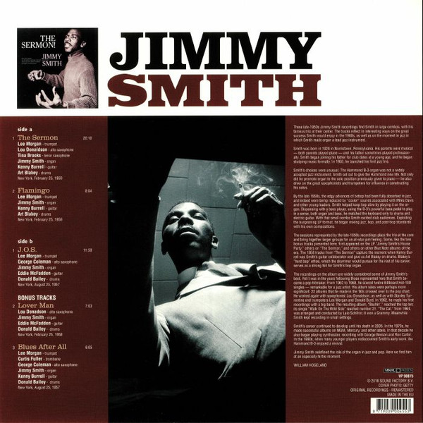 Jimmy Smith - The Sermon! | Vinyl Passion (VP 90075) - 2 Jimmy Smith - The Sermon! | Vinyl Passion (VP 90075) - 2