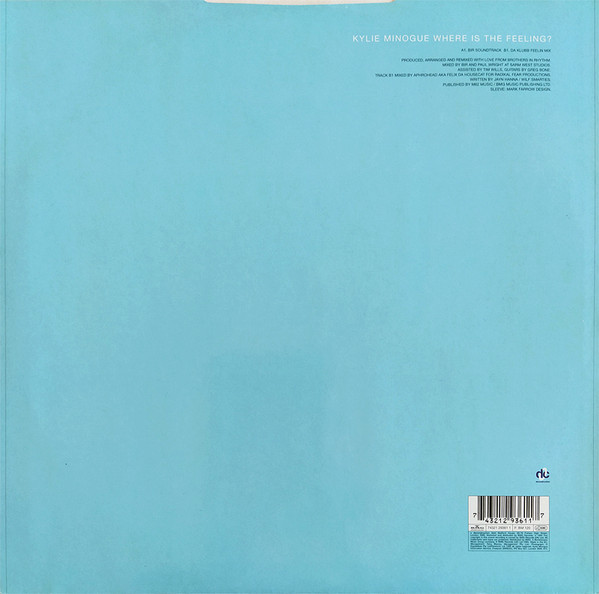 Kylie Minogue - Where Is The Feeling? | Deconstruction (74321 29361 1) - 2