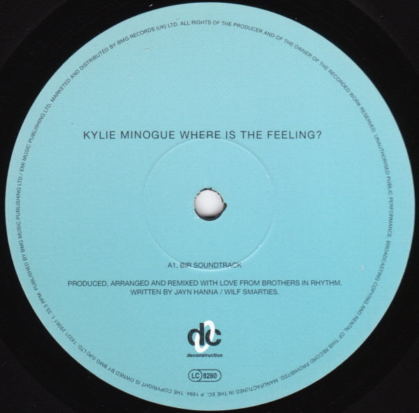 Kylie Minogue - Where Is The Feeling? | Deconstruction (74321 29361 1) - 3