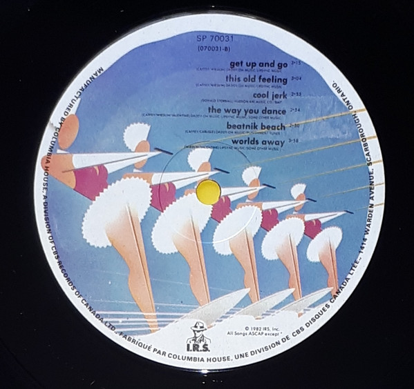 Go-Go's - Vacation | I.R.S. Records (SP 70031) - 4