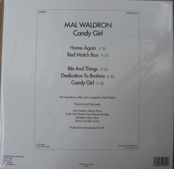 Mal Waldron - Candy Girl | Strut (STRUT295LP) - 2