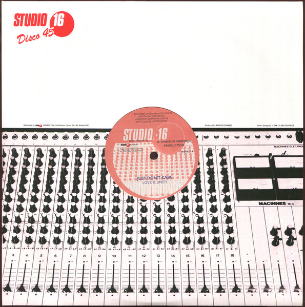 Love & Unity / Sgt. Pepper - I Just Don't Care / Cut From Master Tape | Studio 16 (WE002) - main
