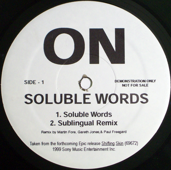 ON - Soluble Words | Not On Label (none)