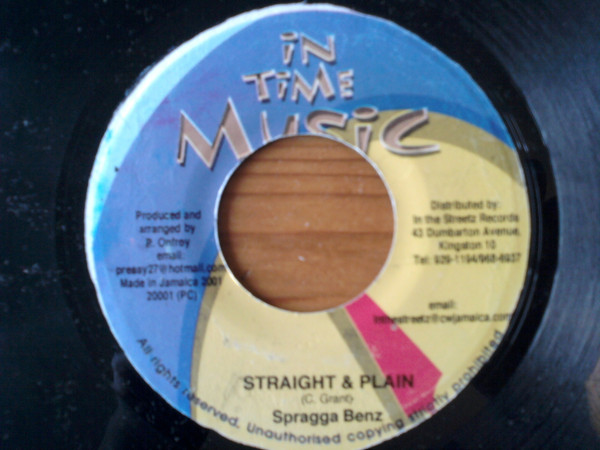 Spragga Benz - Straight & Plain | In Time Music (none) - main