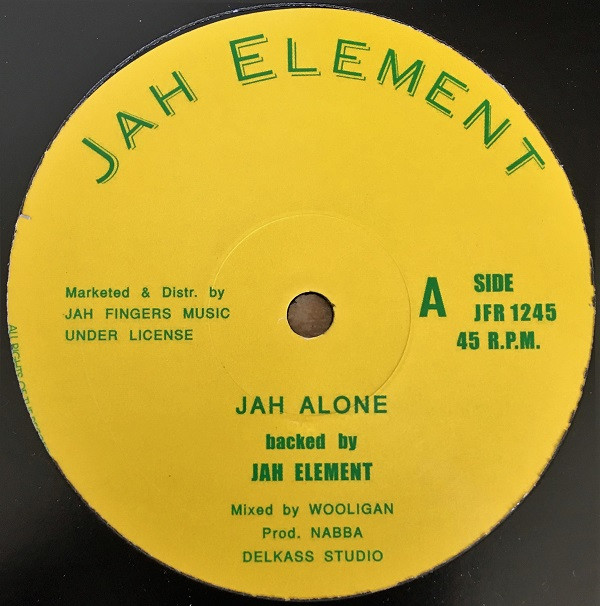 Jah Element - Jah Alone / Summer Time | Jah Element (JFR1245) - main