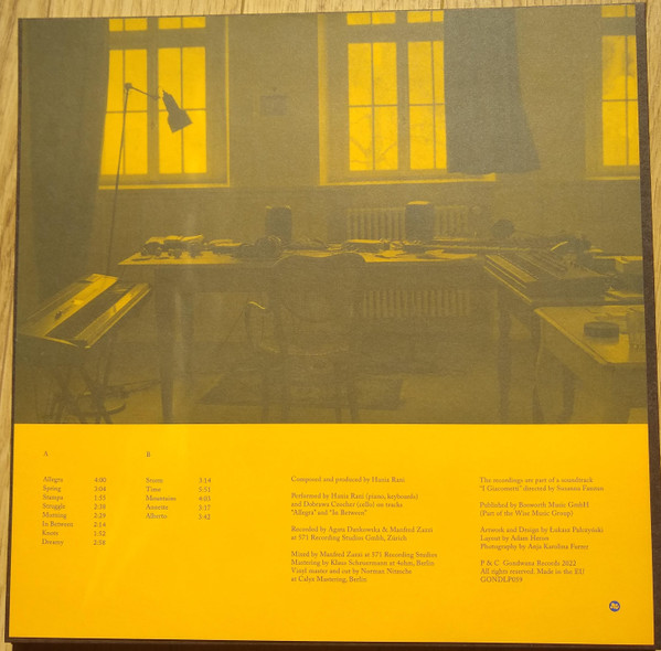 Hania Rani - On Giacometti | Gondwana Records (GONDLP059) - 5