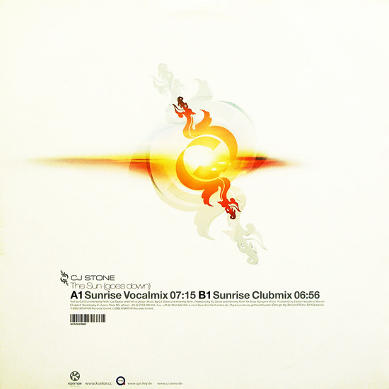 CJ Stone - The Sun (Goes Down) | Kontor Records (K242) - 2 CJ Stone - The Sun (Goes Down) | Kontor Records (K242) - 2